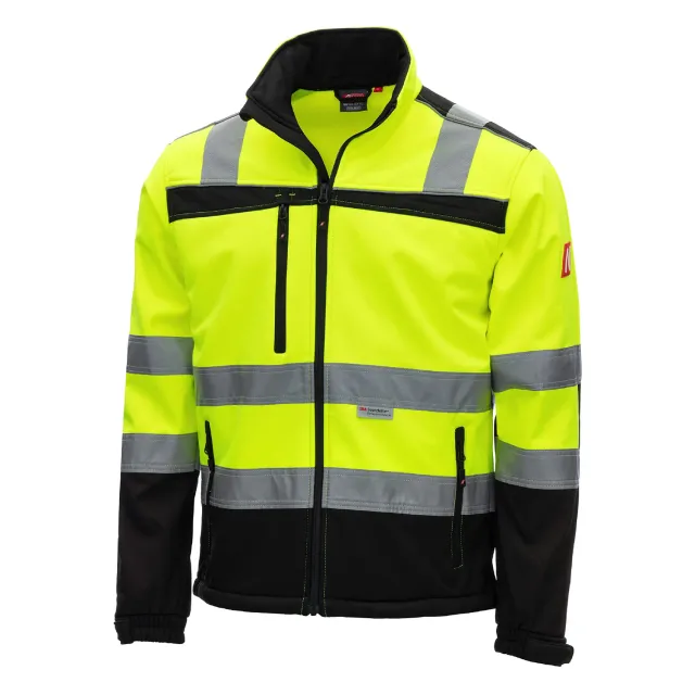 Nitras Motion Tex Viz Warnschutzjacke neongelb 3XL atmungsaktiv