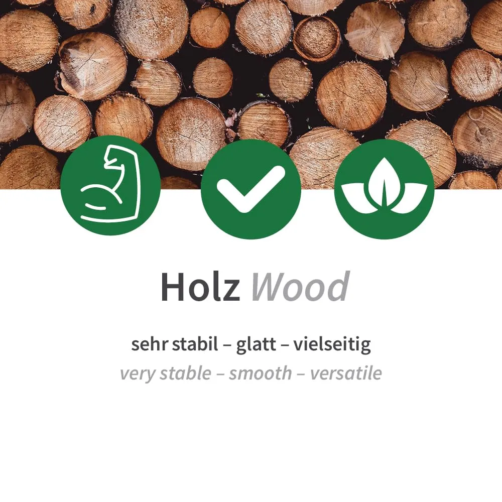 NatureStar Holzmesser gewachst 16,5 cm 1000 Stück