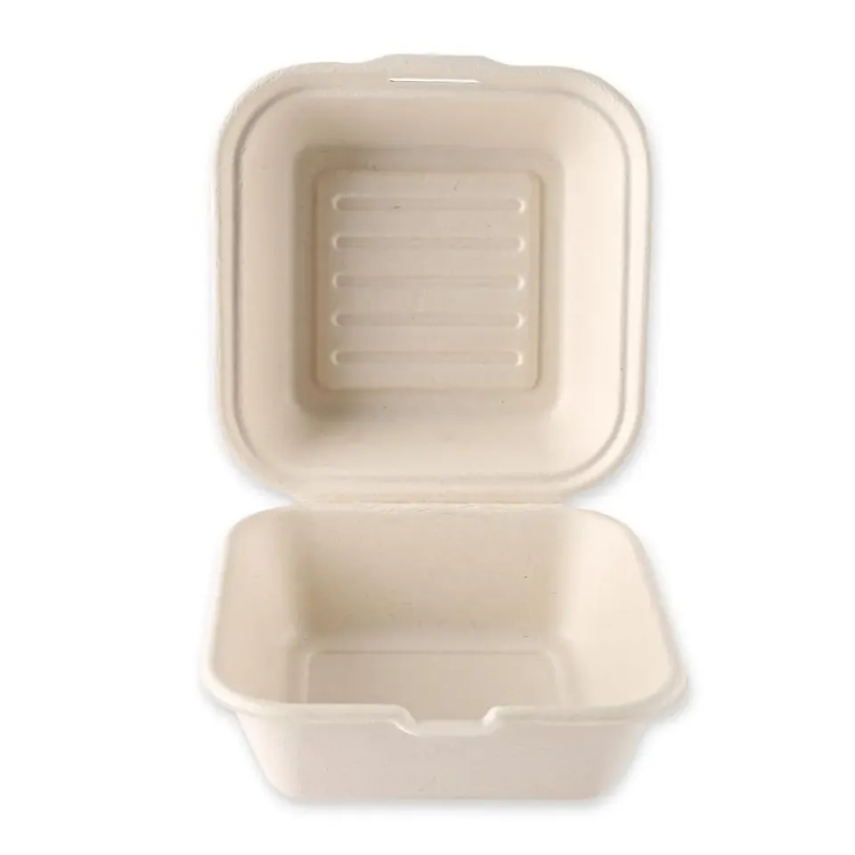 NatureStar Hamburgerbox Zuckerrohr 150mm 500 Stück