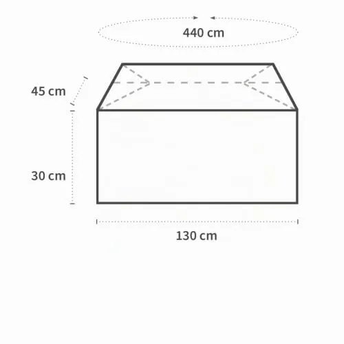 Hygostar Palettenhauben LDPE transparent 50my 50 Stück