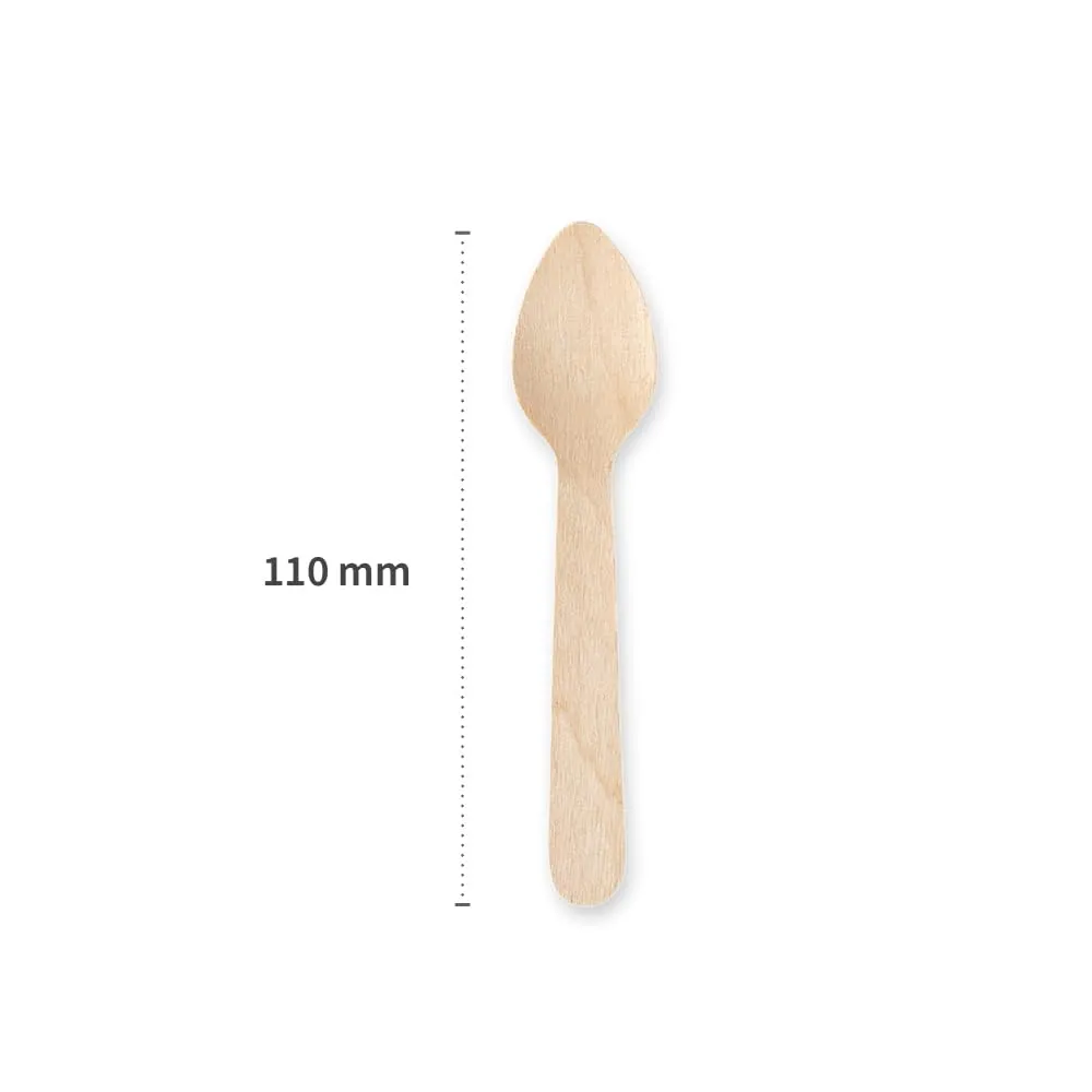 NatureStar Kaffeelöffel Holz 11 cm 1000 Stück
