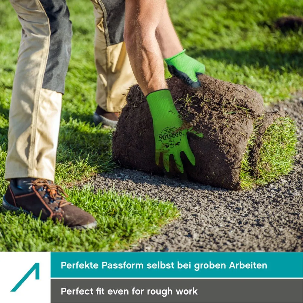 ACE Handyman Arbeitshandschuhe 10 Paar Größe 8-M Latex