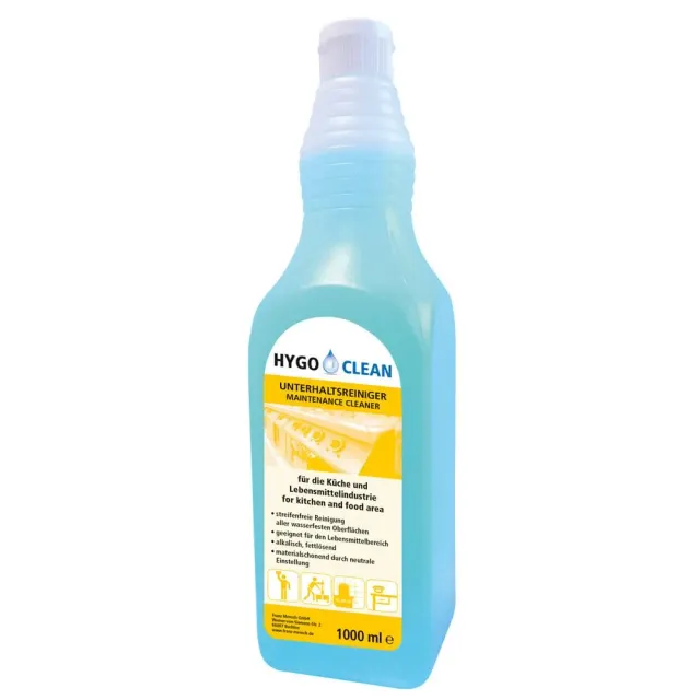 Franz Mensch Hygoclean Unterhaltsreiniger blau 1 l 10 Stück