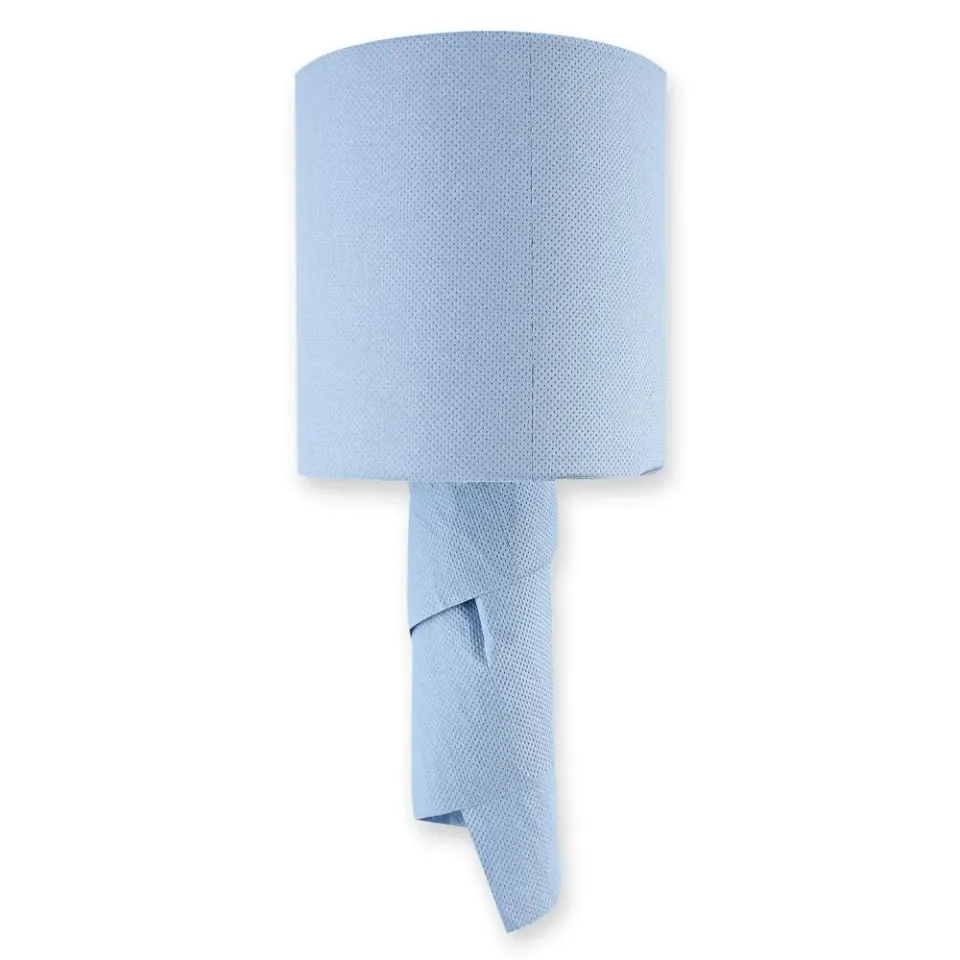 Franz Mensch Hygoclean Papierhandtuchrollen 2-lagig blau 6 Rollen