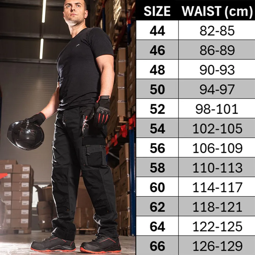 ACE Genesis Pro Arbeitshose lang Herren Schwarz 50 Stretch