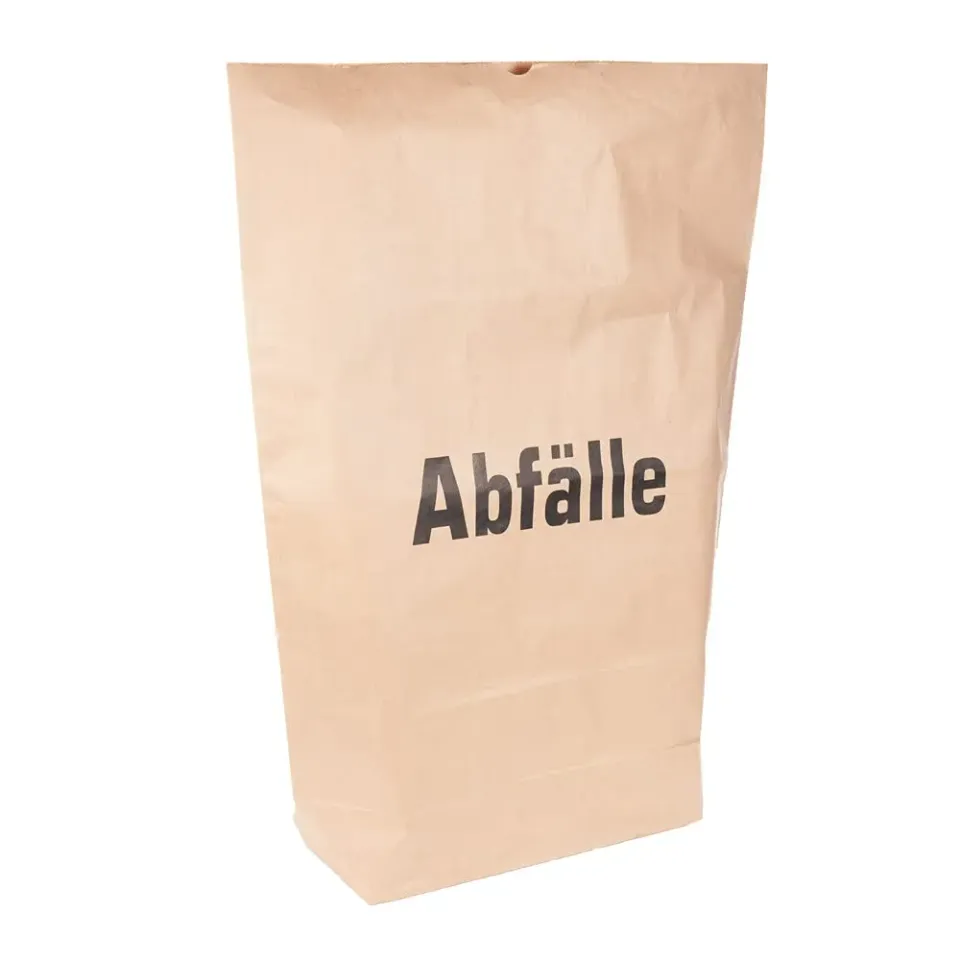 NatureStar Papiermüllsäcke 120 L Abfälle 100 Stück 2-lagig