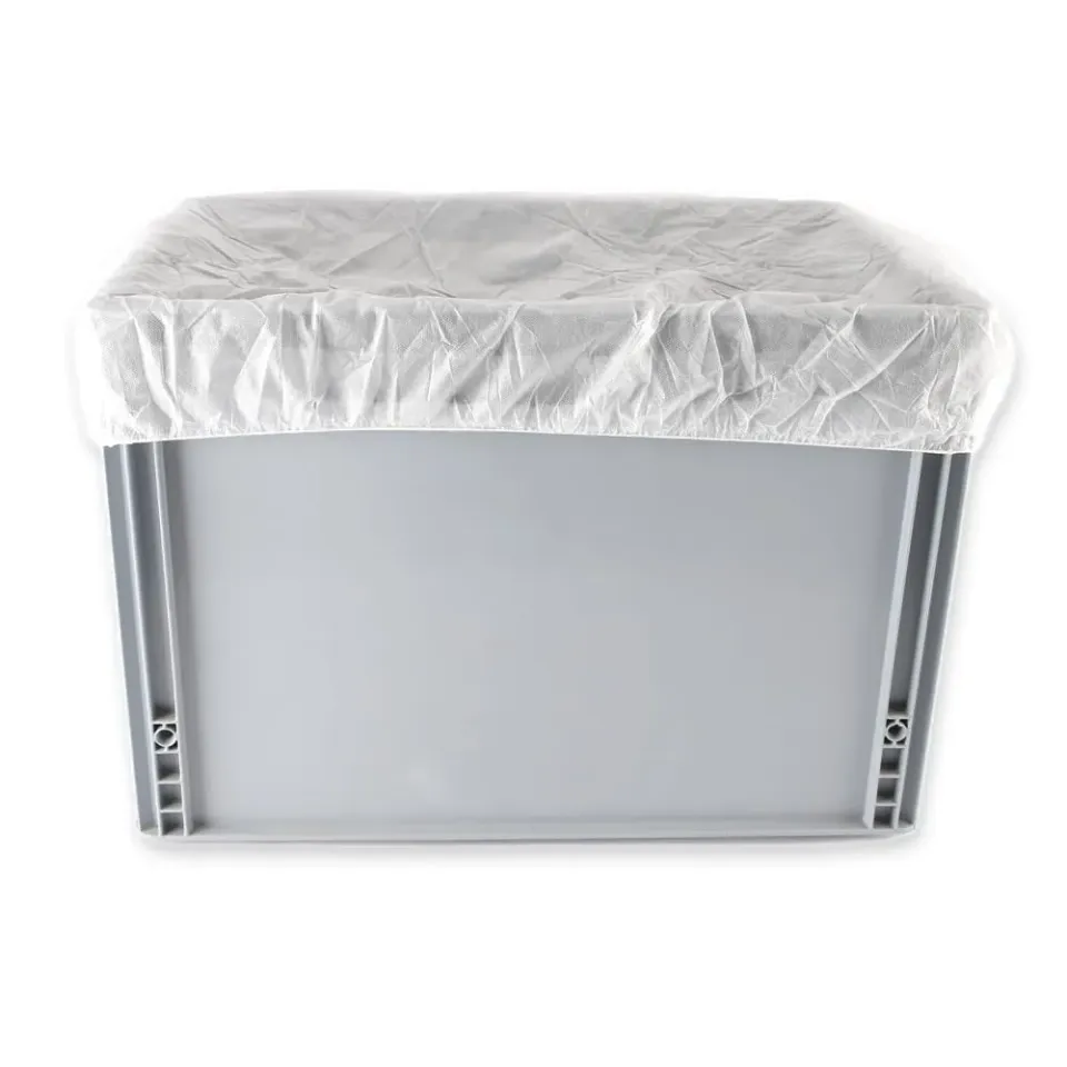 Hygostar Abdeckhaube PP weiß 73x68cm 500 Stück Gummizug