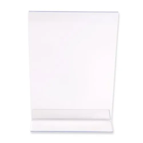 Hygostar Tischaufsteller T-Form DIN A5 transparent PS