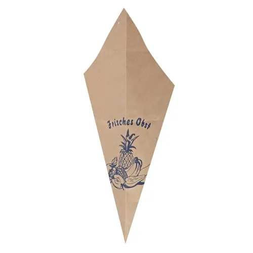 NatureStar Spitztüten Kraftpapier 31x32 cm braun 1000 Stück