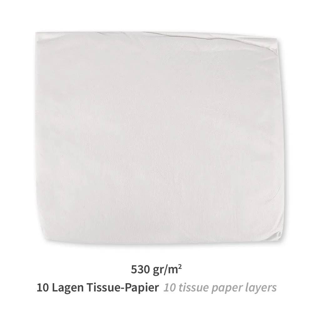 Hygostar Einmaldecke 12-lagig 190x110 cm 25 Stück weiß
