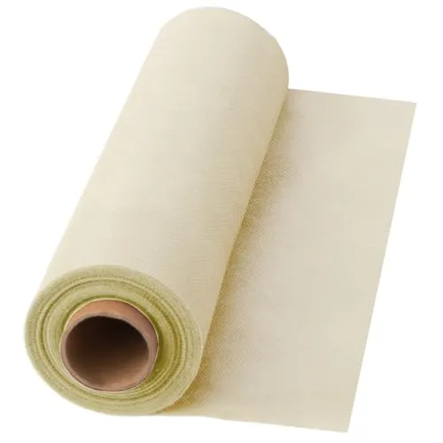Hygostar Tischdecke PP Creme 1,05x25 m 10 Stück beschichtet