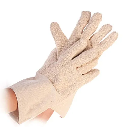 Hygostar 5-Finger Backhandschuh Ofenhandschuh 1 Paar Baumwolle
