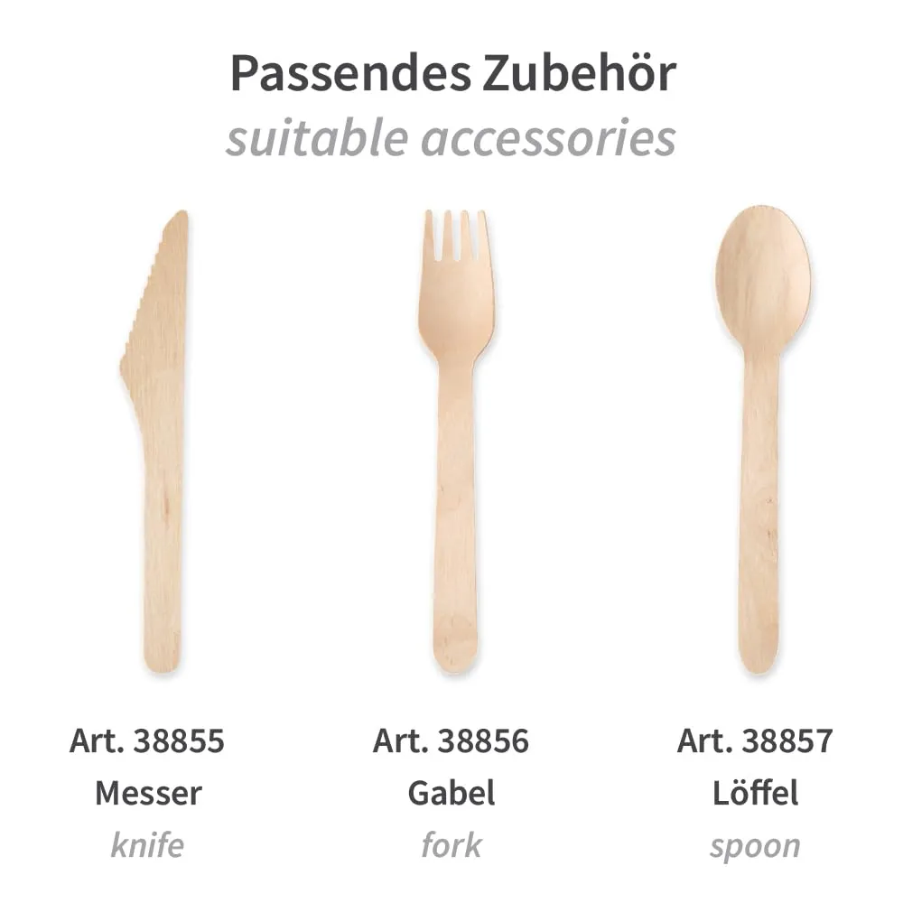 NatureStar Holz Kaffeelöffel 11 cm 2700 Stück Box
