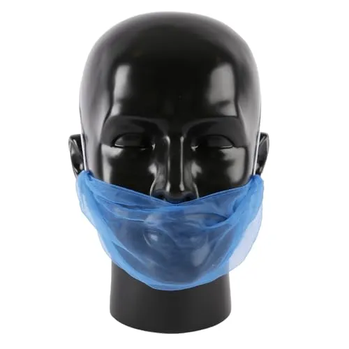 Hygostar Micromesh Bartschutz Nylon weiß 100 Stück latexfr